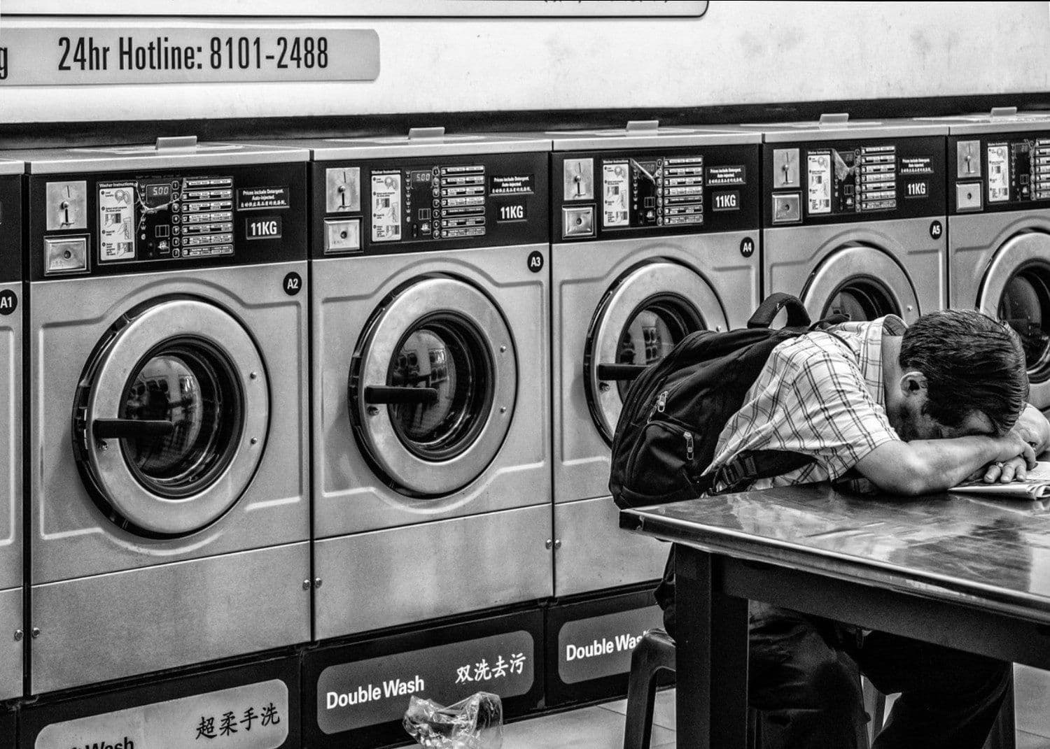 Waiting for the Laundry