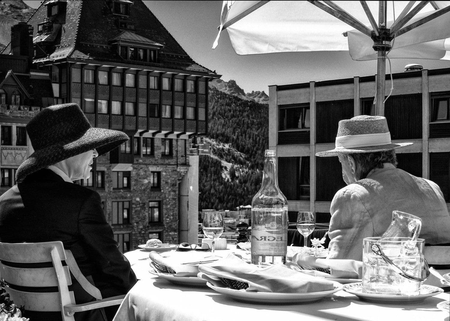 Western Lunch in St. Moritz